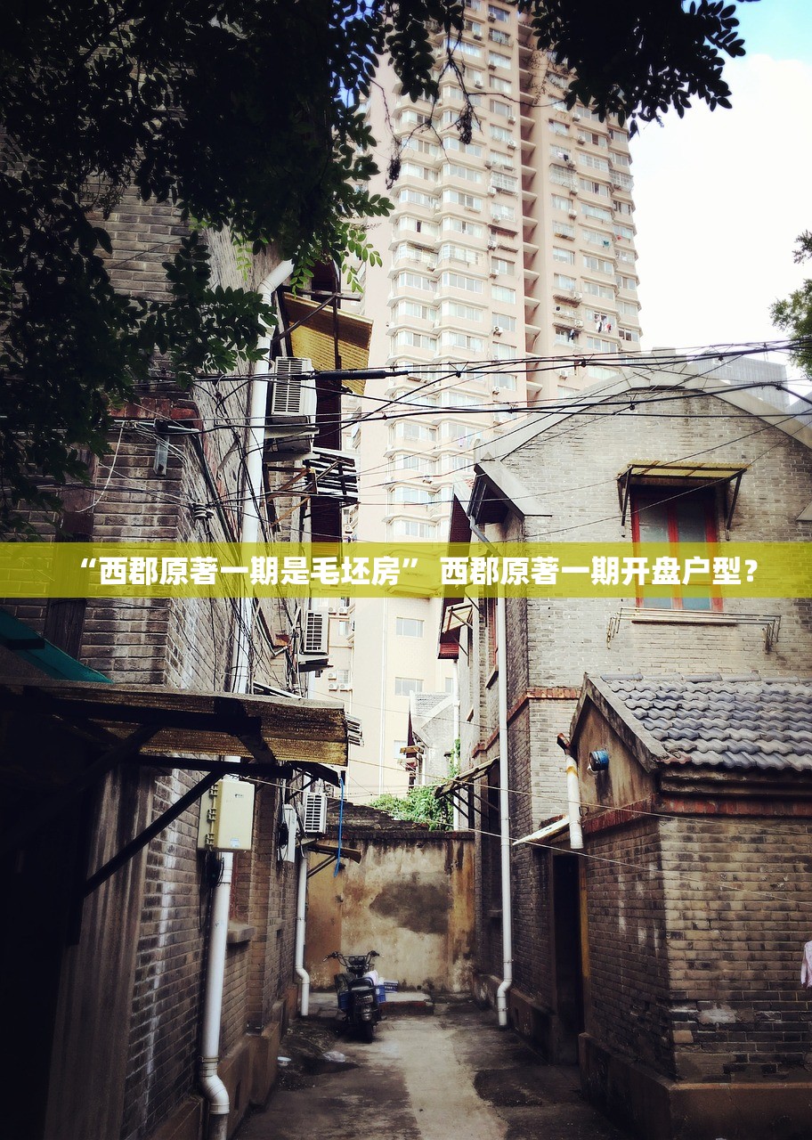 “西郡原著一期是毛坯房” 西郡原著一期开盘户型？